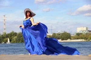 anastasia blue dress
