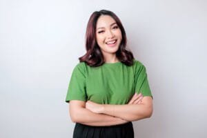 green dress shirt