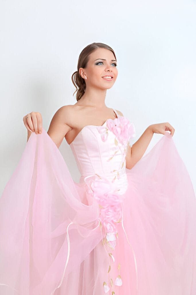 pink quinceanera dresses