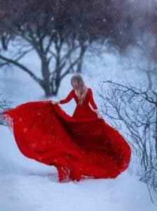 red quinceanera dresses