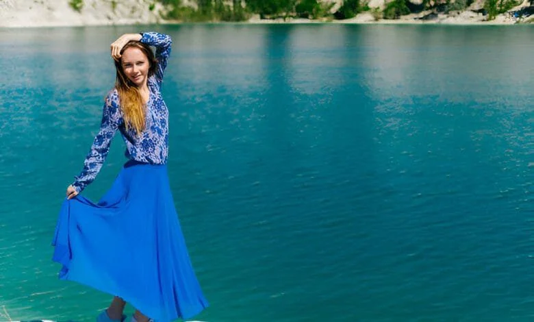 anastasia blue dress