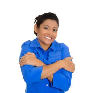 blue dress shirt