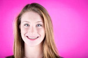 light blue braces