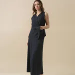 linen midi dress