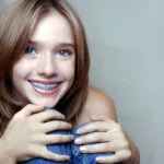 light blue braces